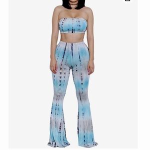 Colorful Tie Dye Printed Two Pieces (Never worn)